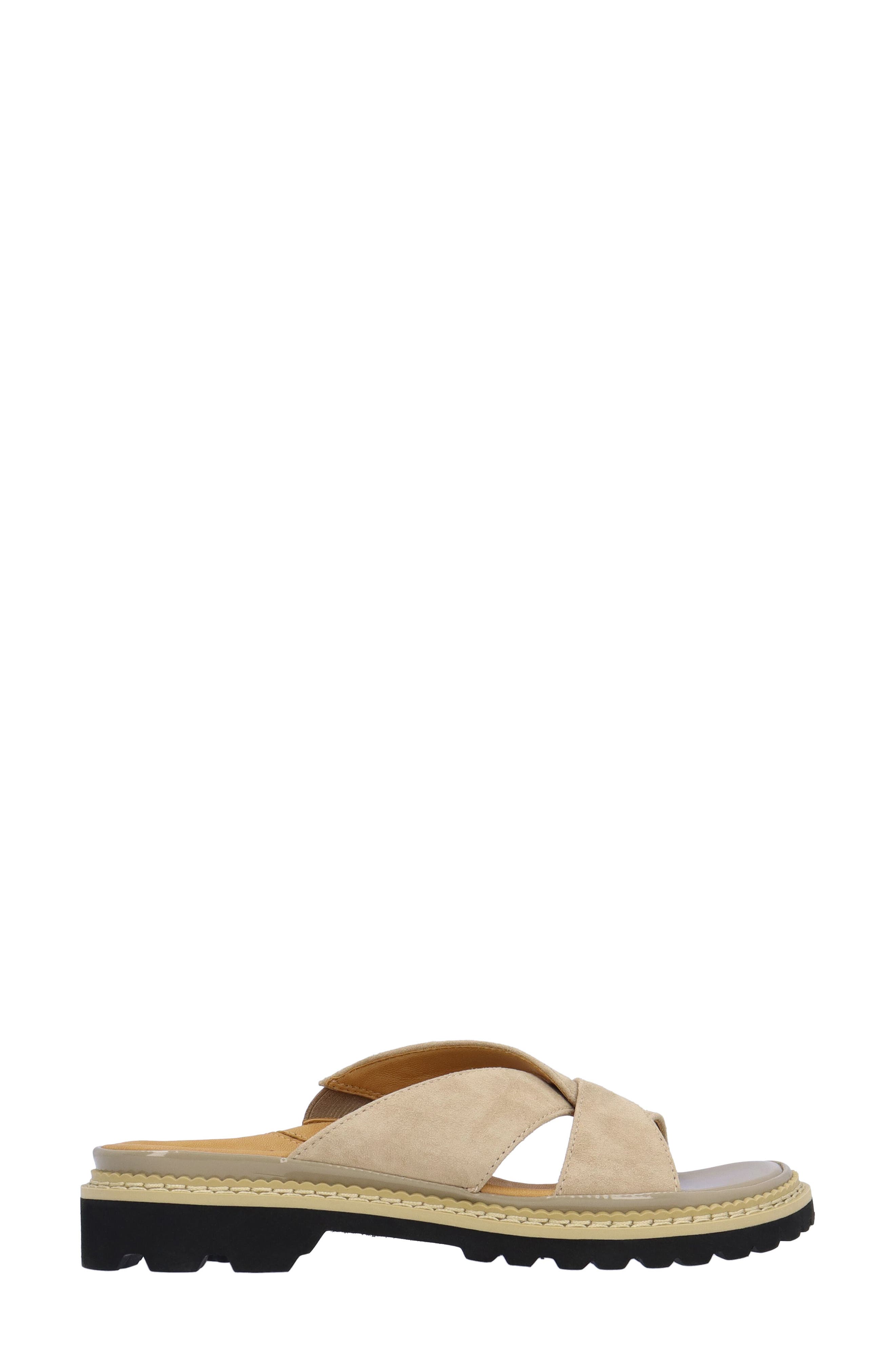 L'Amour des Pieds Deryn Slide Sandal, Alternate, color, Taupe