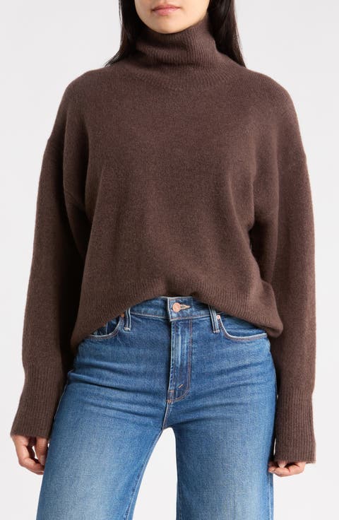 Cozy Scrunch Neck Sweater