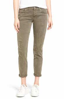 Hudson Jeans Riley Grommet Boyfriend Jeans
