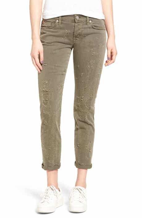 Hudson Jeans Riley Grommet Boyfriend Jeans