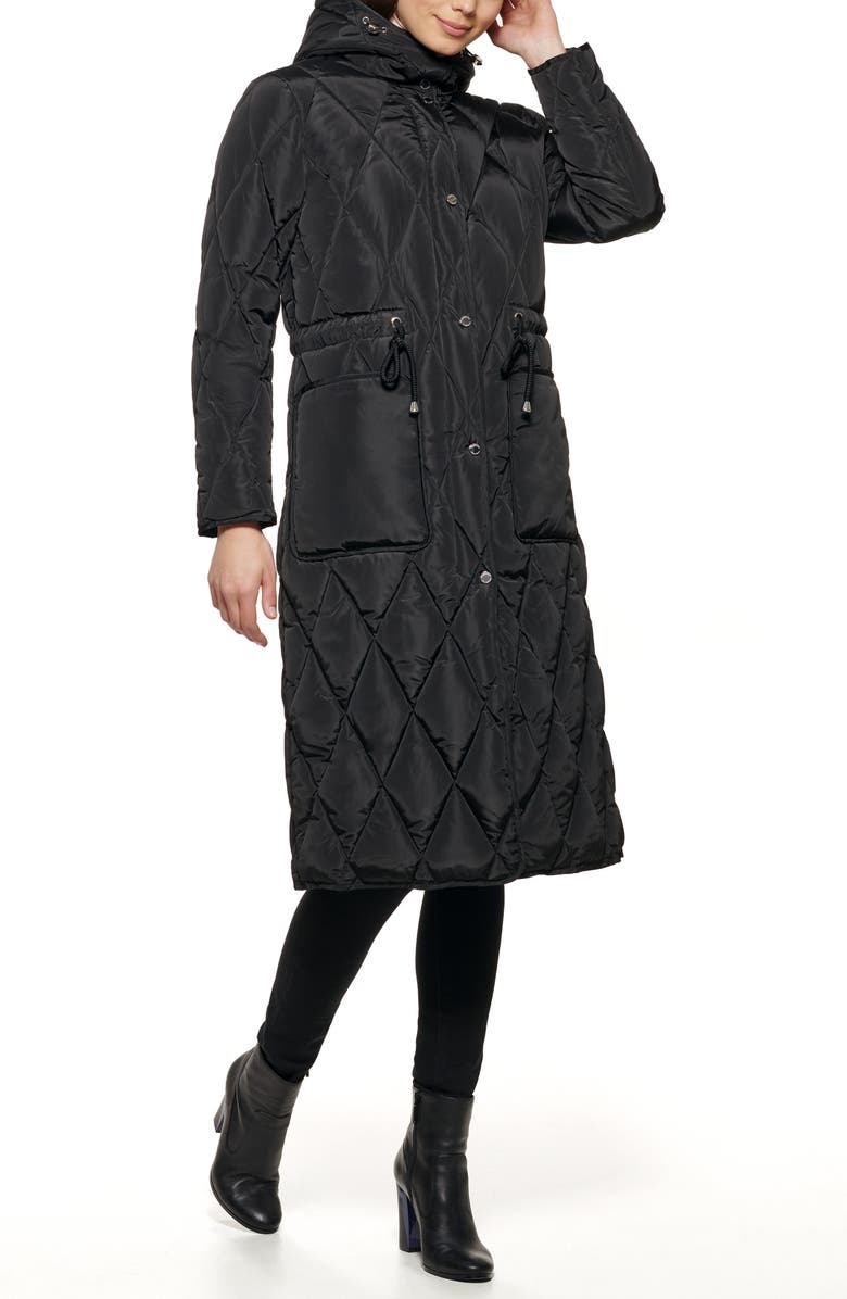 Kenneth Cole New York Stadium Length Puffer Jacket, Alternate, color, 