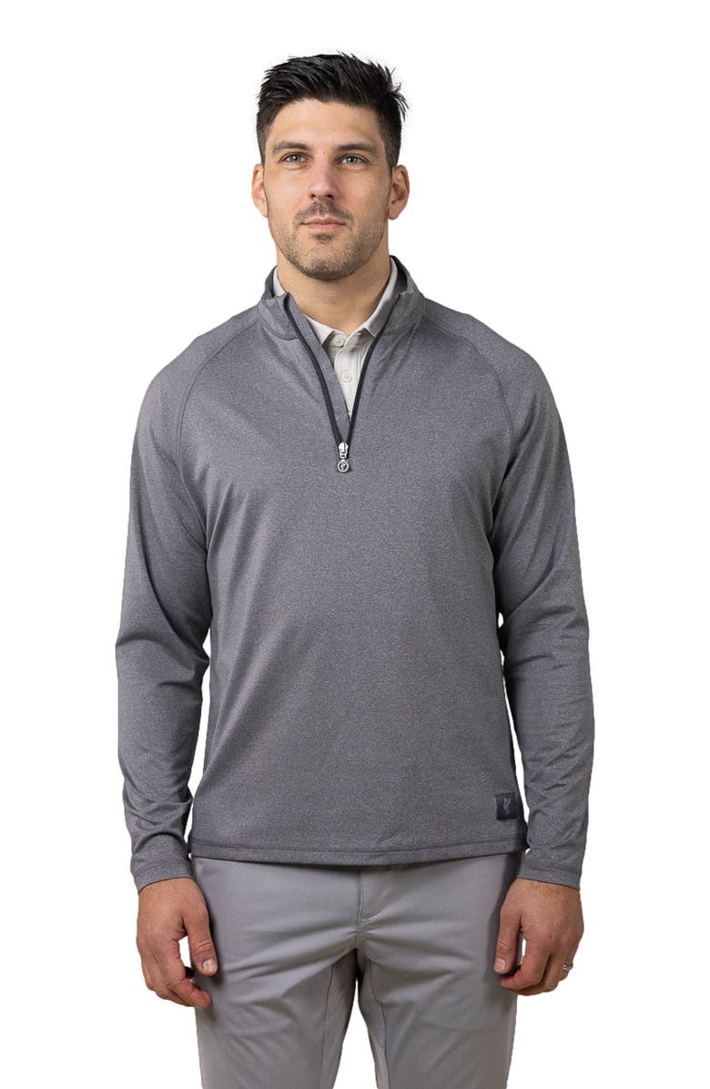 ASHWORTH GOLF Ace Raglan 1/4 Zip, Main, color, Asphalt