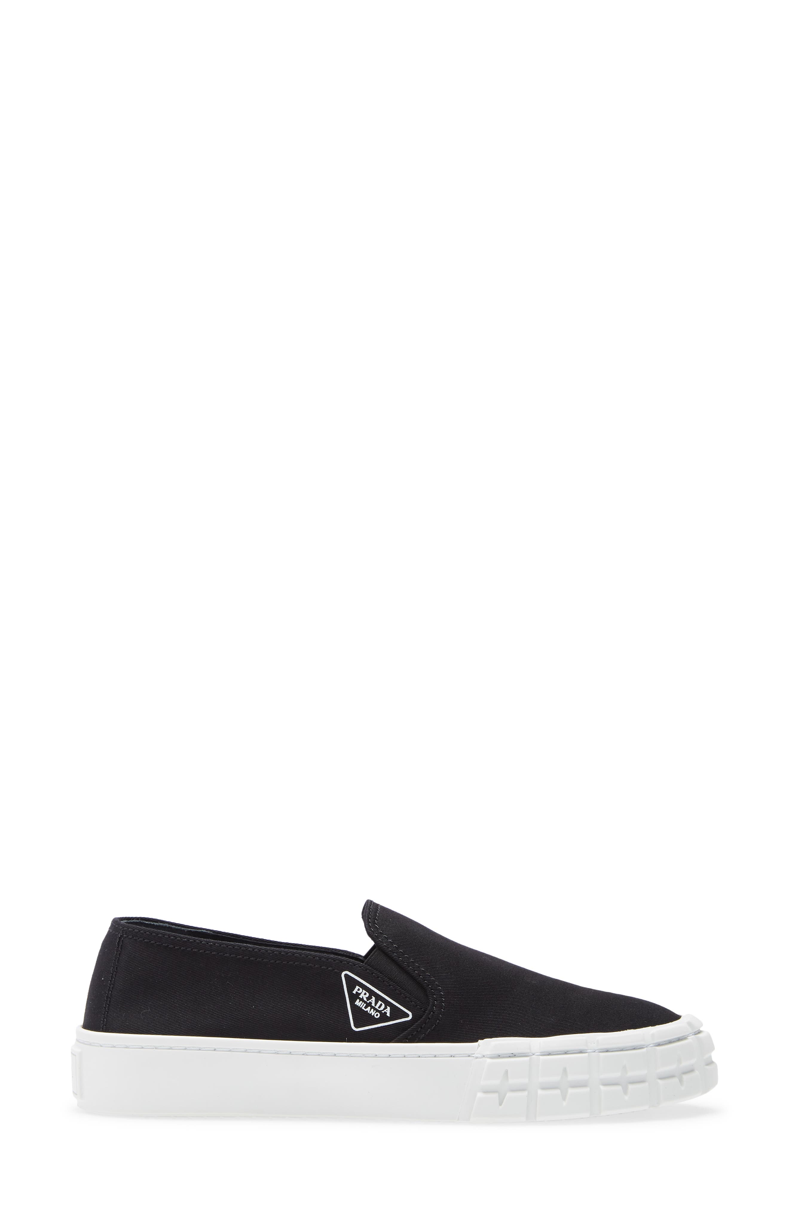 Prada Platform Slip-On Sneaker, Alternate, color, 