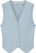 AllSaints Cruz Rib Vest