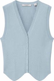 AllSaints Cruz Rib Vest