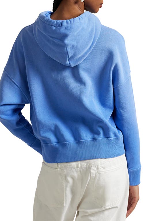 Polo Ralph Lauren Polo Bear Embroidered Fleece Graphic Hoodie In Summer Blue