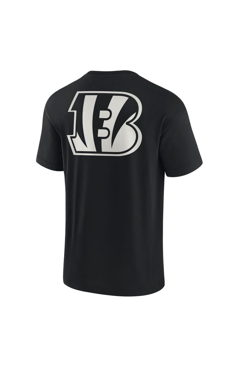 Fanatics Signature Unisex Fanatics Signature Black Cincinnati Bengals Elements Super Soft Short Sleeve T-Shirt, Alternate, color, Black