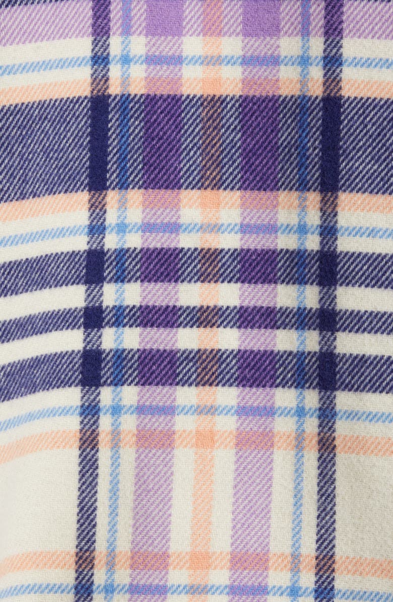 XÍRENA Austyn Plaid Fringed Open Front Jacket, Alternate, color,