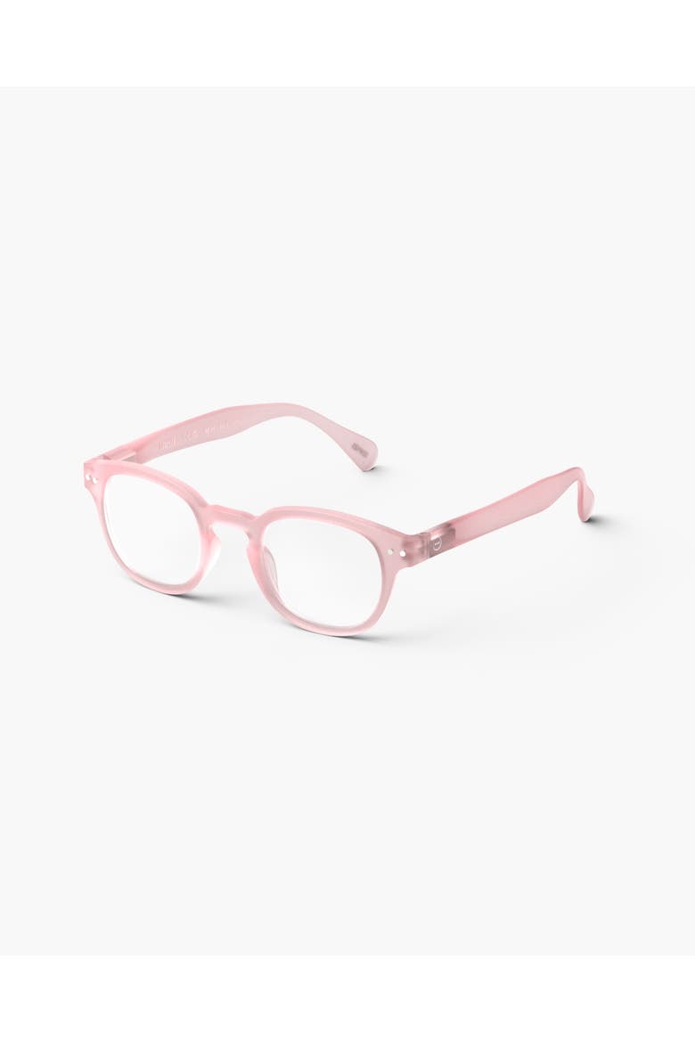 #C 49mm Square Reading Glasses, Alternate, color, Pink