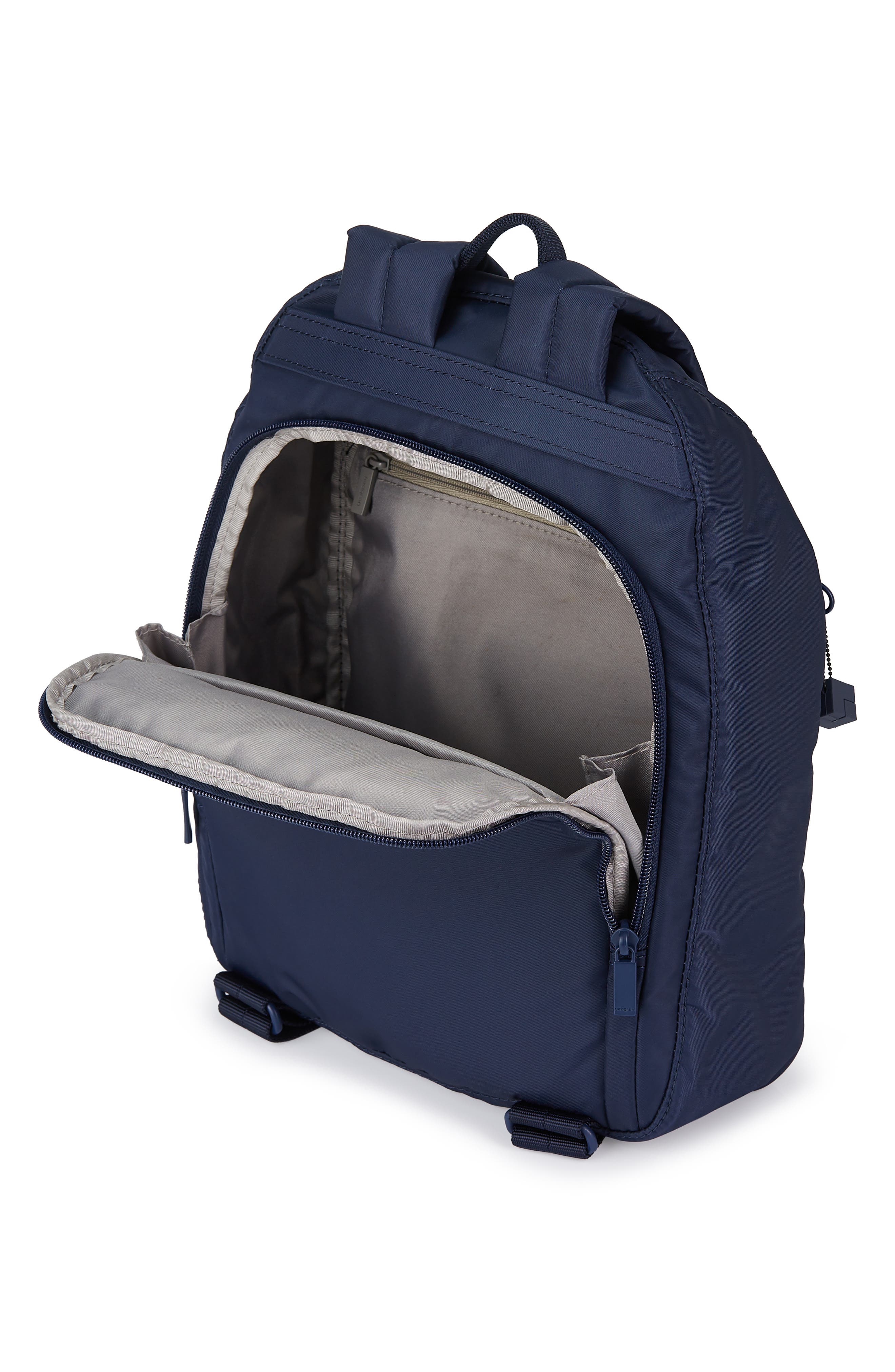 Large Vogue Water Repellent RFID Backpack, Alternate, color, TOTAL ECLIPSE