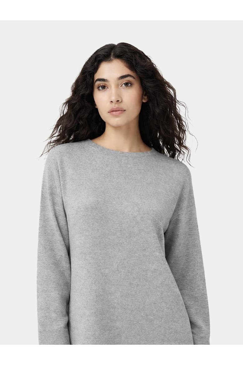 C-Neck Knit Dress, Alternate, color, high rise
