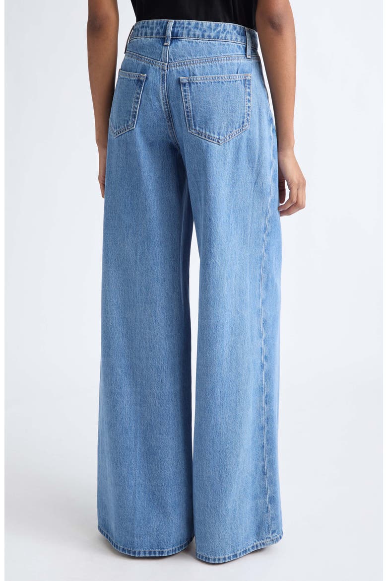 Delcan High Waist Wide Leg Jeans, Alternate, color, SOLVERA