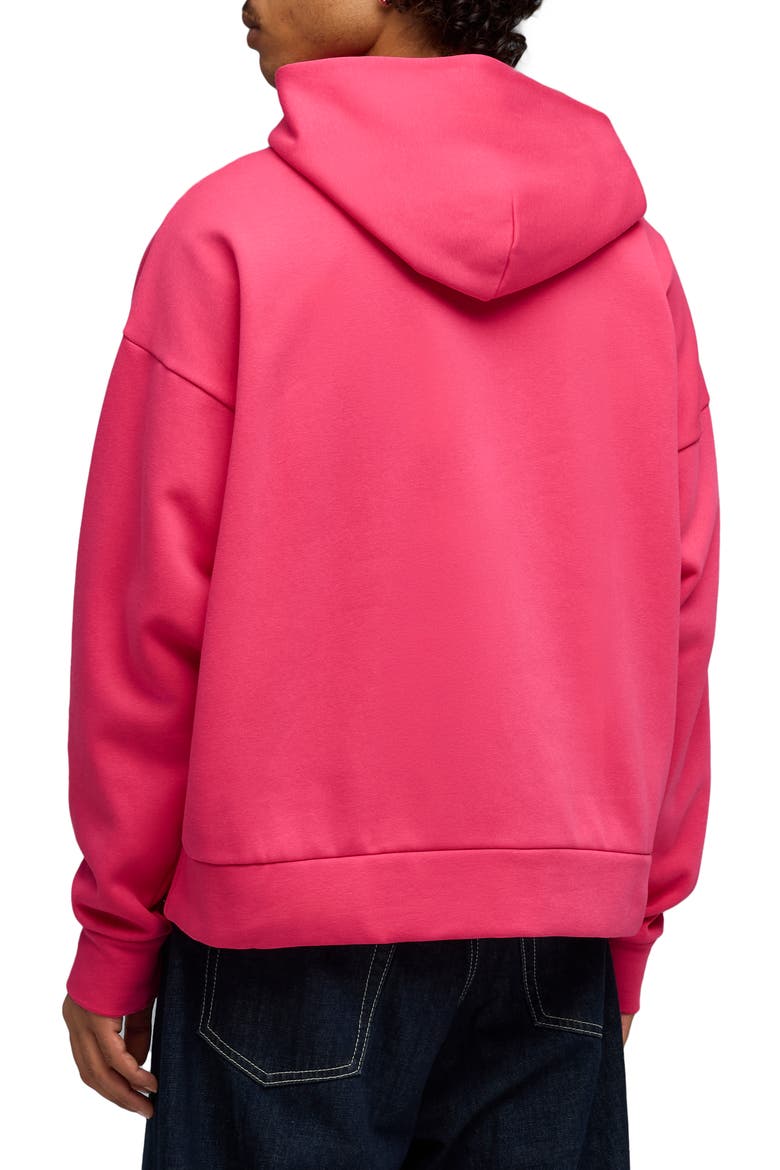 Boxy Essentials Hoodie, Alternate, color, PUMA PINK