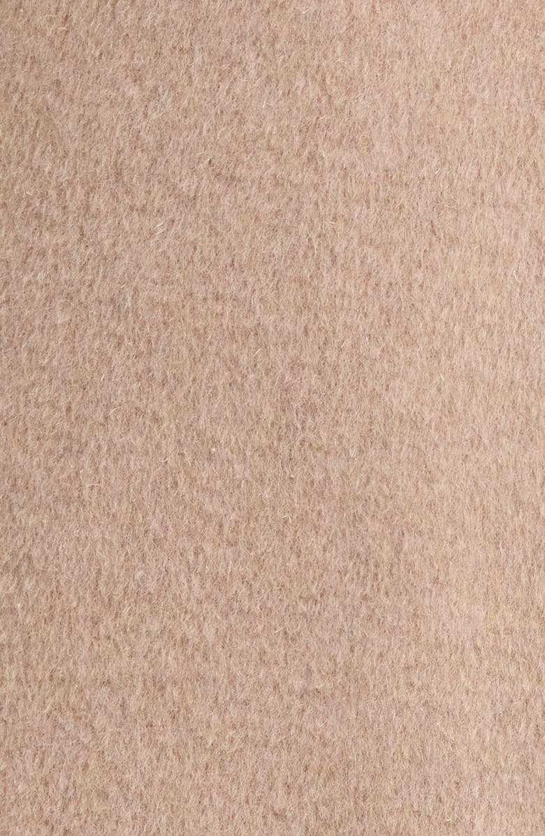 Bernardo Belted Wool Blend Longline Coat, Alternate, color, Oatmeal