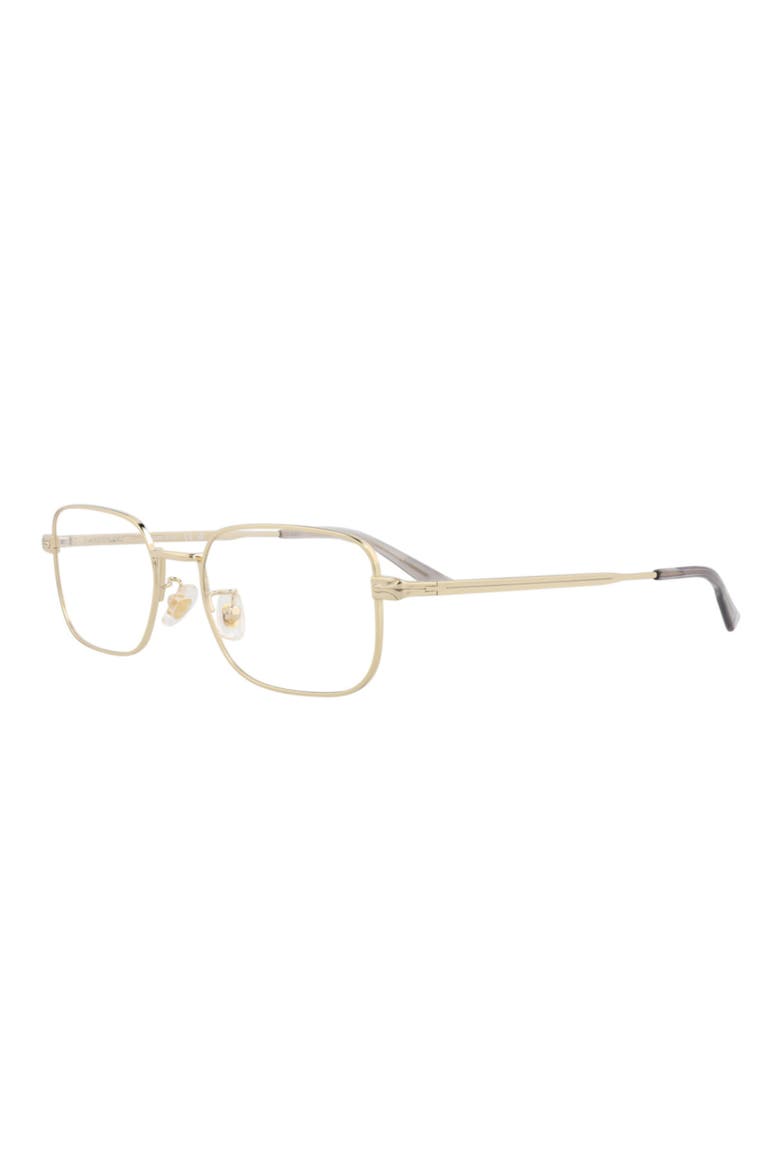 55mm Rectangle Optical Frames., Alternate, color, GOLD GOLD TRANSPARENT