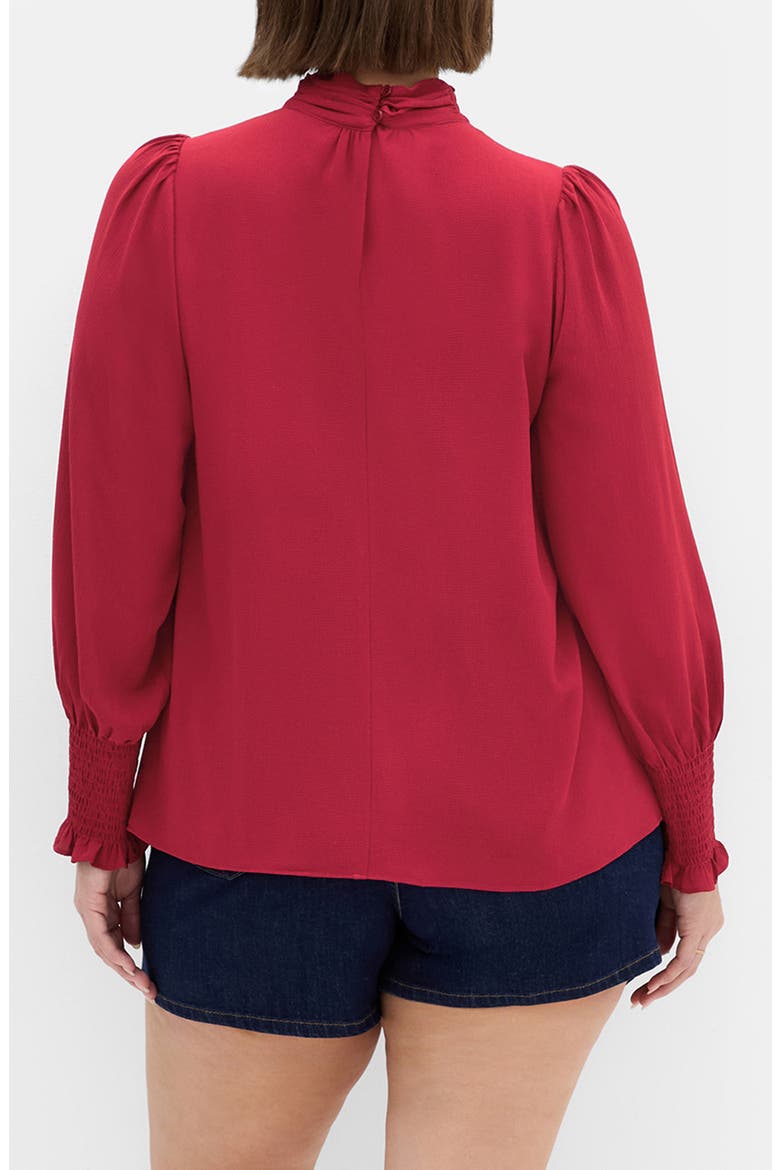 Iris Keyhole Top, Alternate, color, RUBY