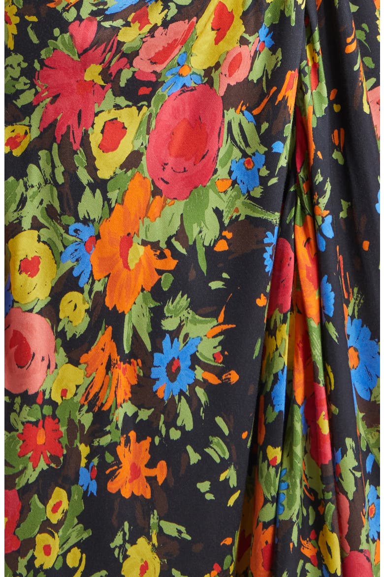 Mabel Gown, Alternate, color, BLACK/ PERSIMMON