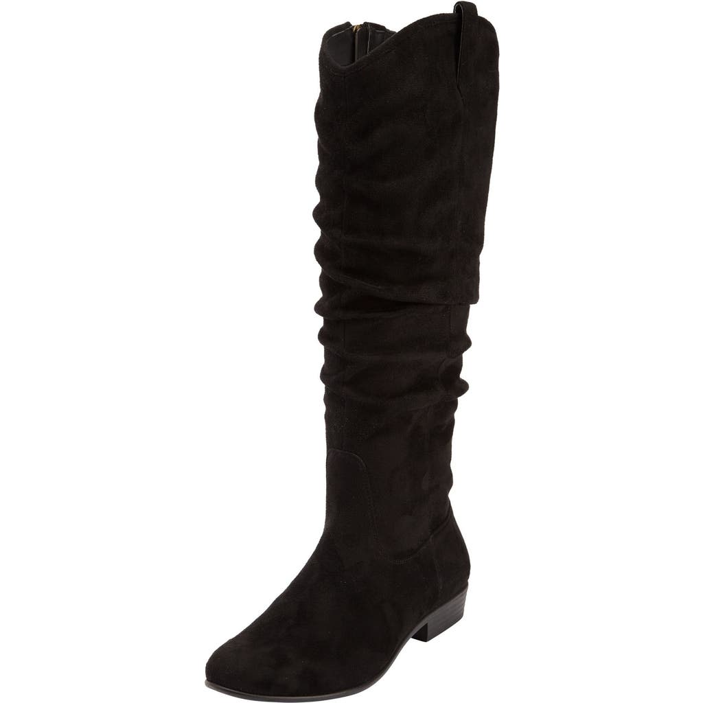 Comfortview The Roderick Tall Wide Calf Boot In Black