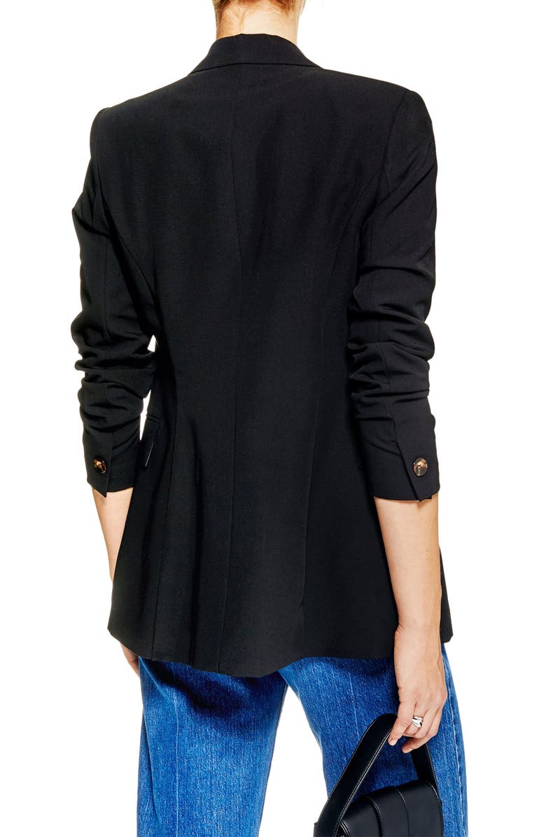 Topshop Double Breasted Jacket, Alternate, color,