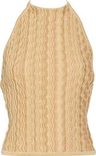 Aalia Knit Halter Top