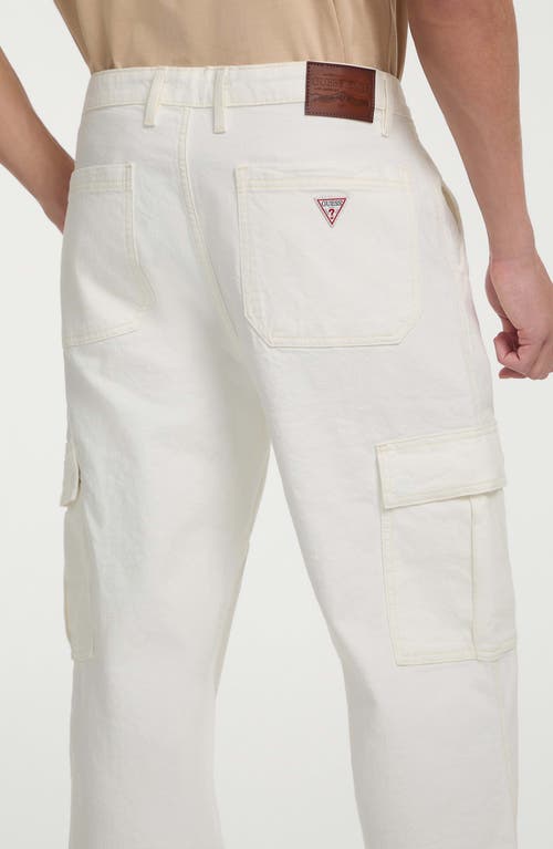 Guess Jeans G17 Cargo Jeans In White