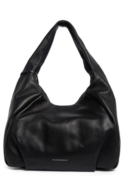 Stuart Weitzman The Moda Hobo Bag In Black