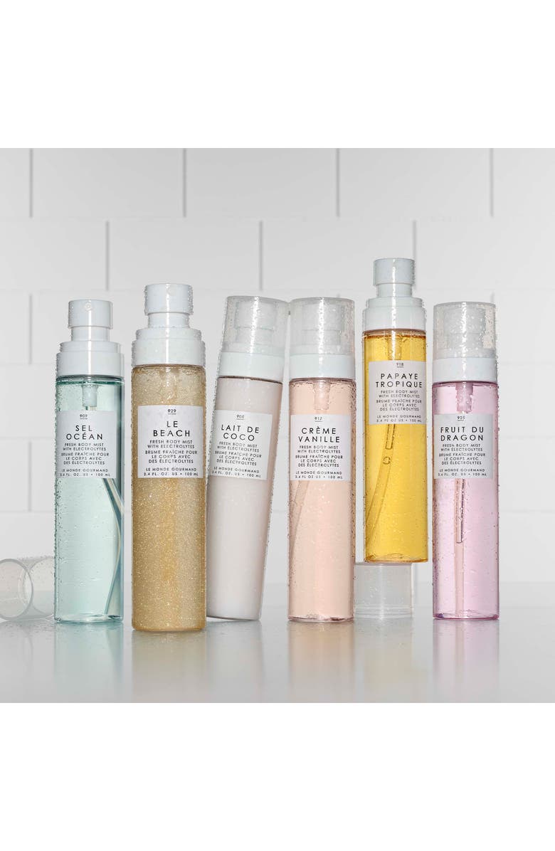 LE MONDE GOURMAND Crème Vanille Fresh Body Mist, Alternate, color, 