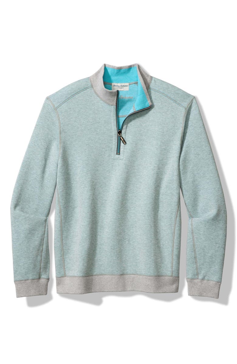 Tommy Bahama Flip Coast Reversible Half Zip Pullover, Alternate, color,