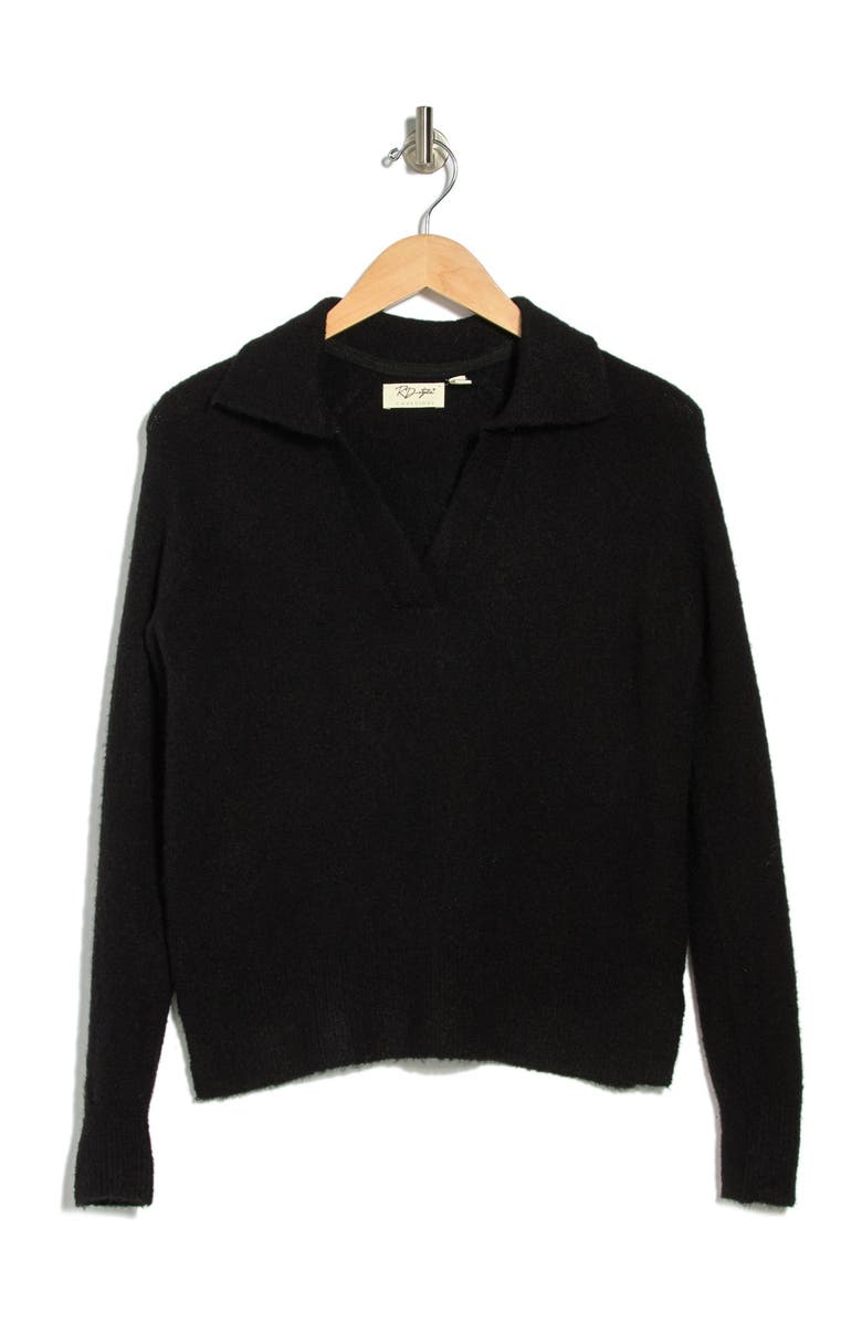 CLOTH BY DESIGN Johnny Collared Cozy Pullover Sweater, Alternate, color,