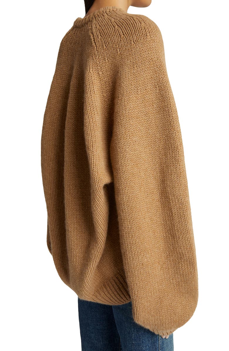 Khaite Nalani Cashmere V-Neck Sweater, Alternate, color,