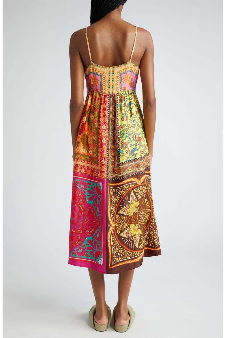 Mixed Scarves Cutout Sundress, Alternate, color, MIXED SCARVES MULTICOLOR