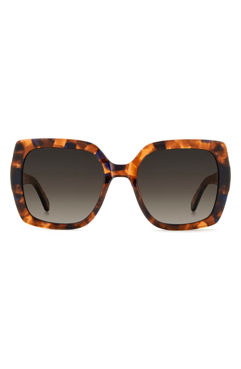 Kate Spade New York amaya 55mm gradient square sunglasses, Main, color,