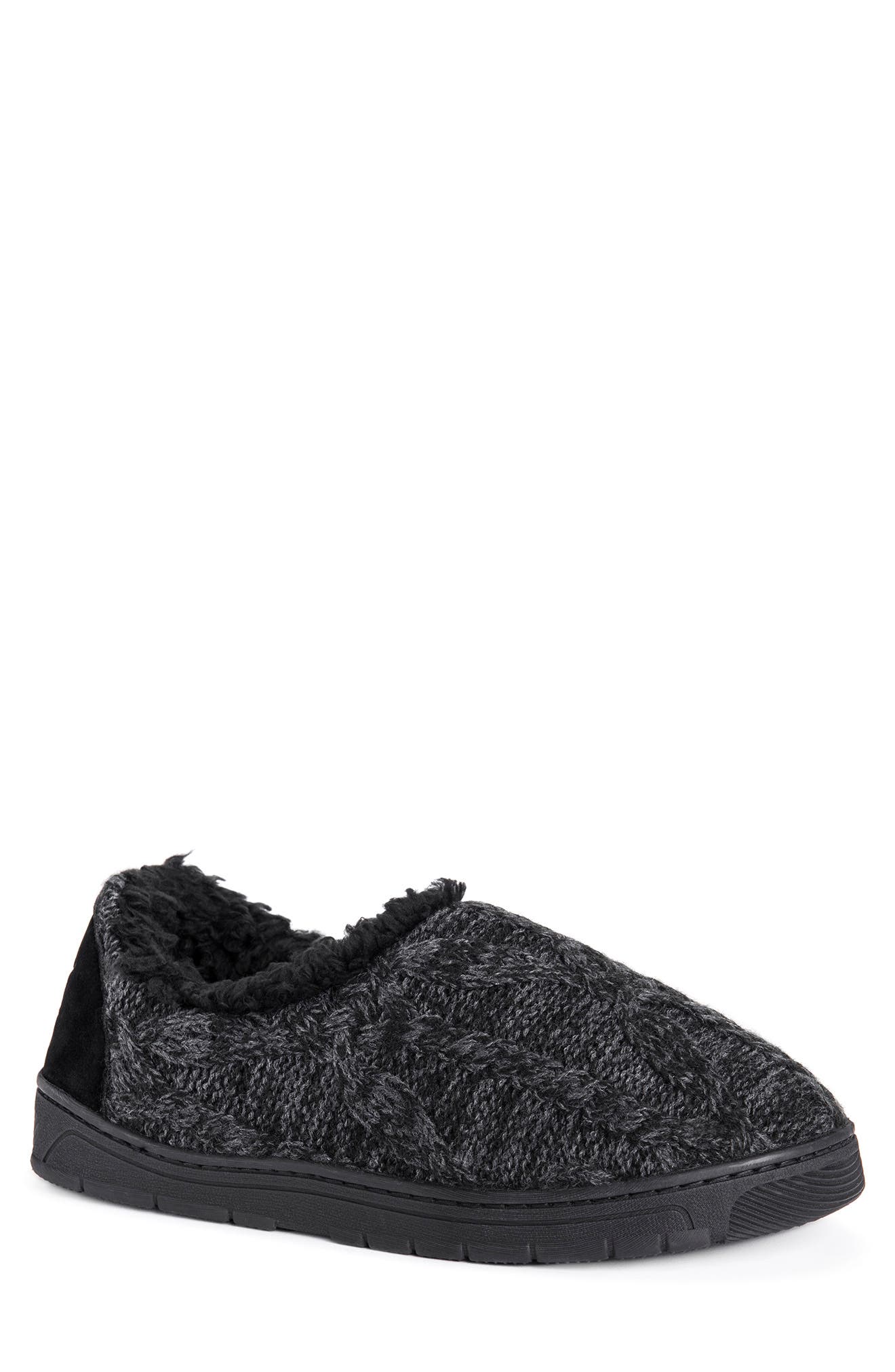 MUK LUKS John Faux Shearling Lined Slipper, Main, color, 