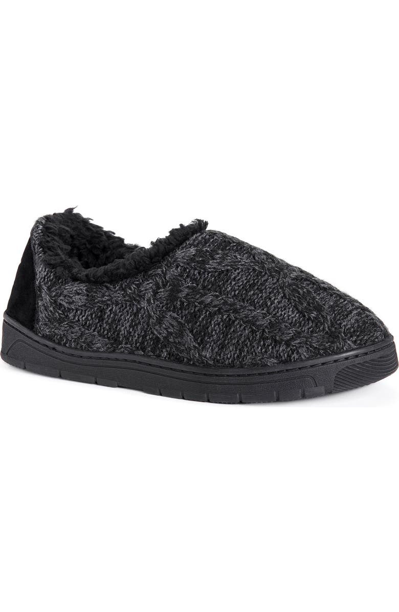 MUK LUKS John Faux Shearling Lined Slipper, Main, color,