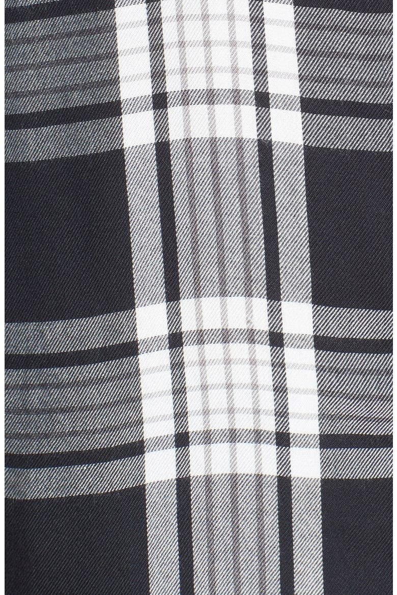 Plaid Tunic Shirt, Alternate, color, BLACK JEN PLAID