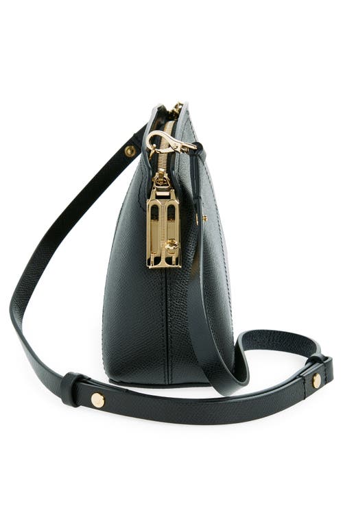 Victoria Beckham The Victoria Leather Crossbody Bag In Black