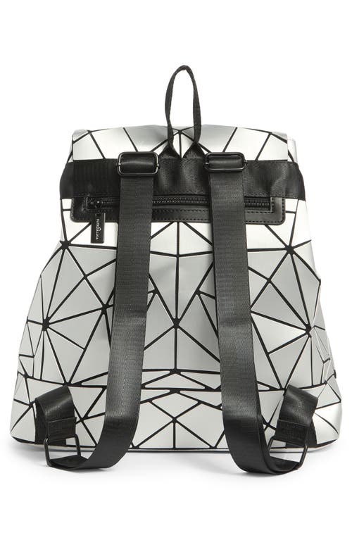 Patrizia Luca Slanted Triangle Backpack In Silver