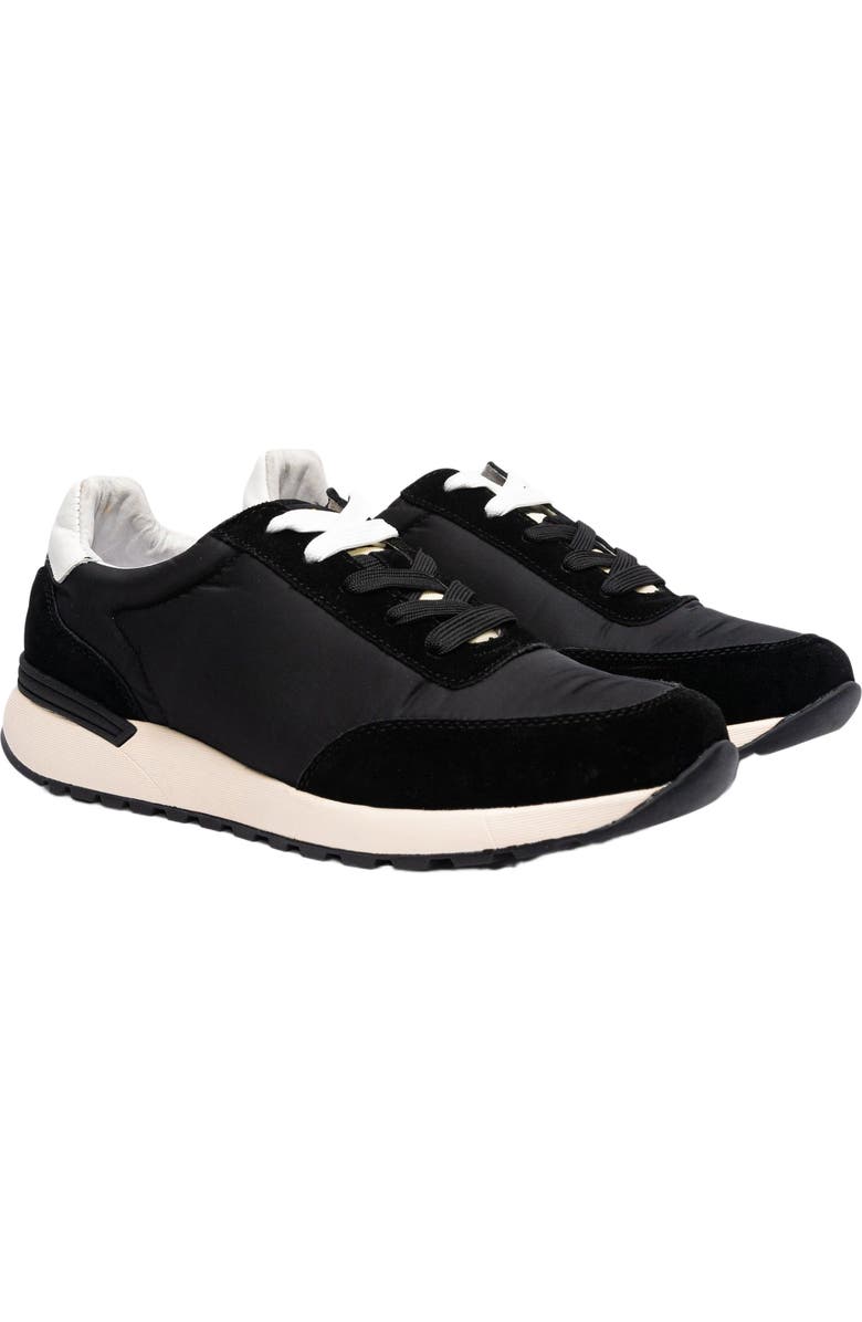 Freshy Modern Runner Sneaker, Alternate, color, Black