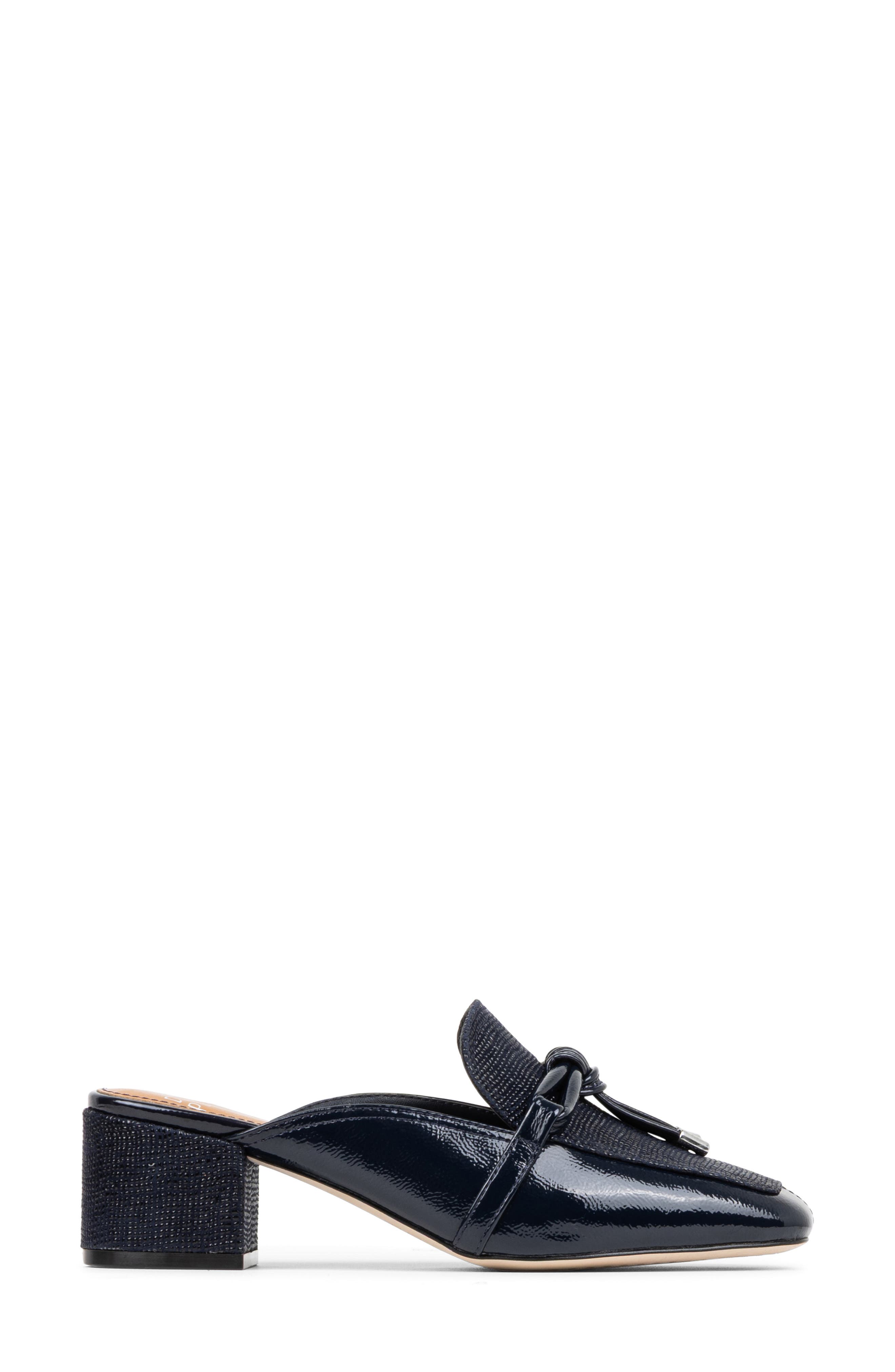 Kierra Heeled Mule, Alternate, color, NAVY