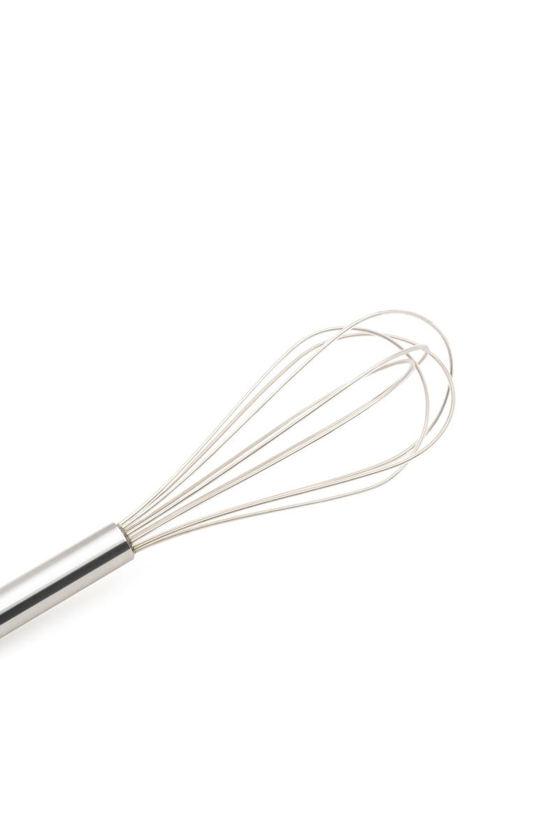 CUISIPRO 10-Inch Silicone Egg Whisk, Alternate, color, Silver