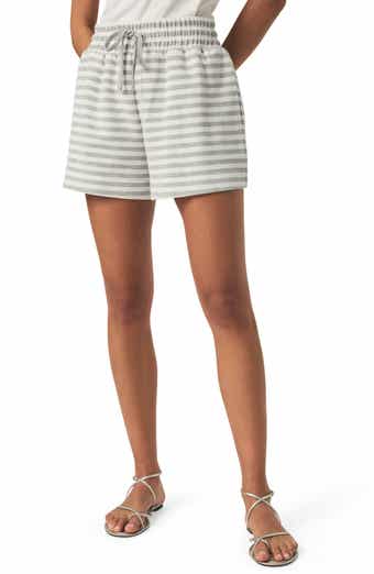 Splendid Stripe Drawstring Terry Shorts