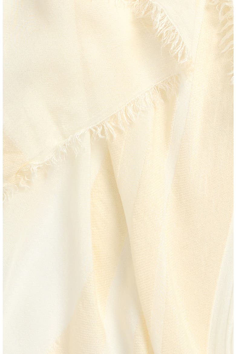 Sheer Stripe Pareo Wrap, Alternate, color, IVORY TOFU