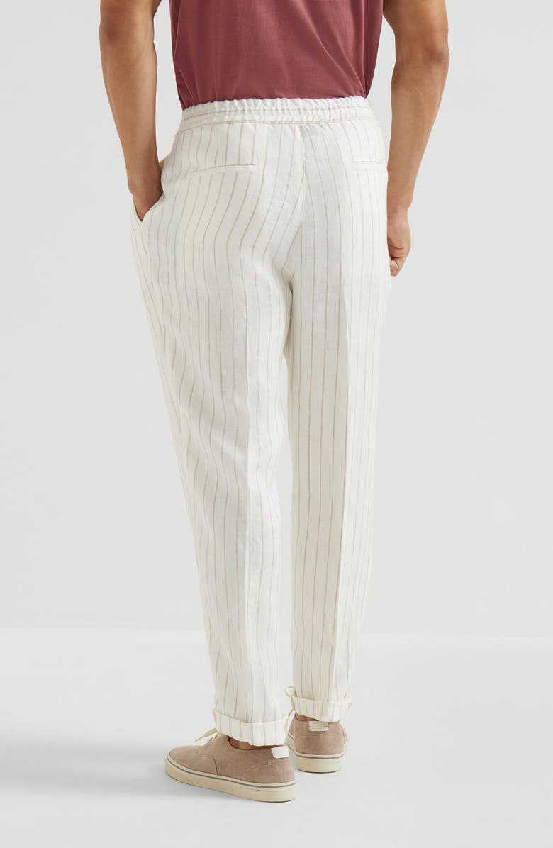 Brunello Cucinelli Twill trousers, Alternate, color, Panama