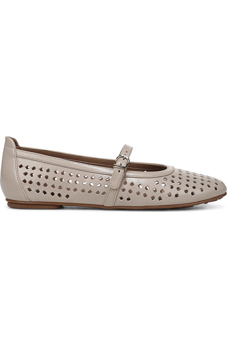 Naturalizer Aria Perforated Mary Jane Flat, Alternate, color, Ivory Mist