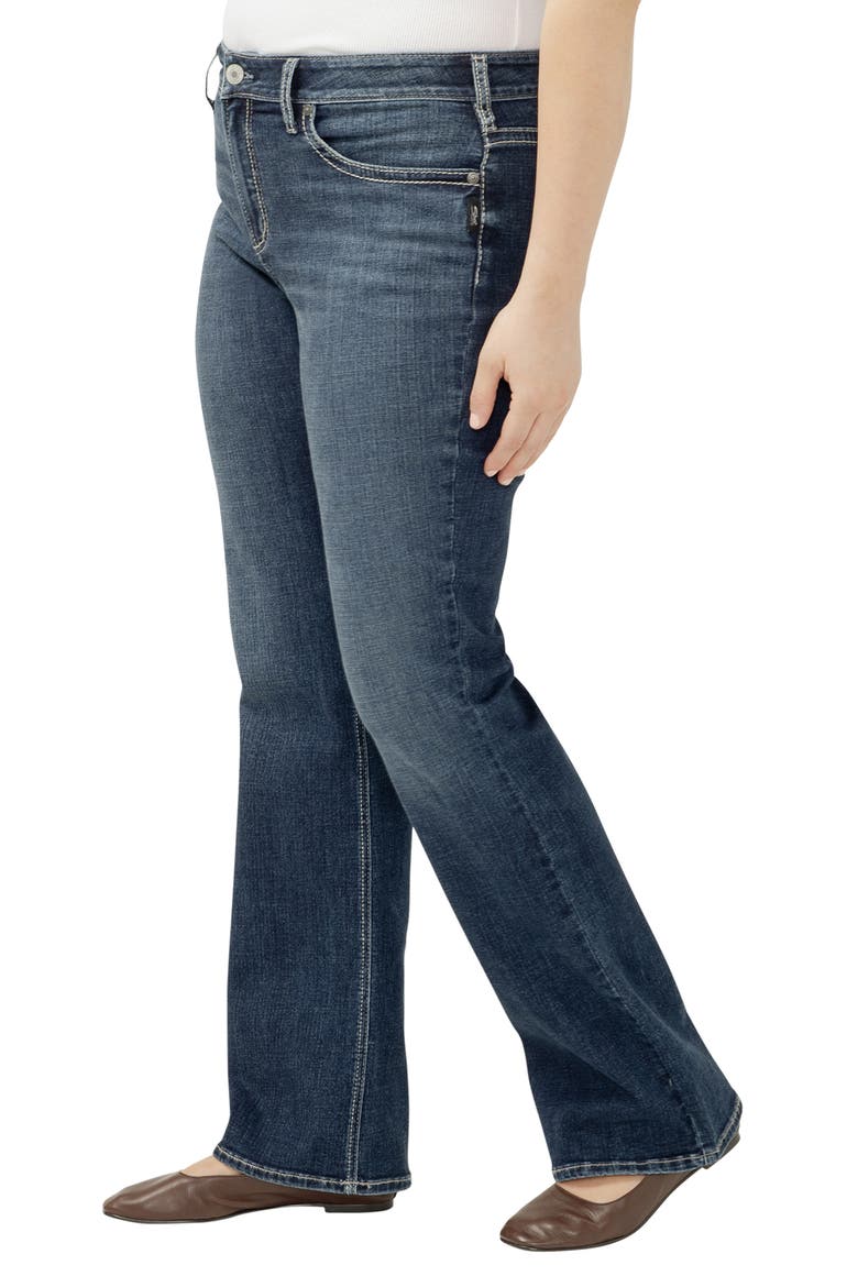 Suki Curvy Mid Rise Bootcut Jeans, Alternate, color, SUTTON