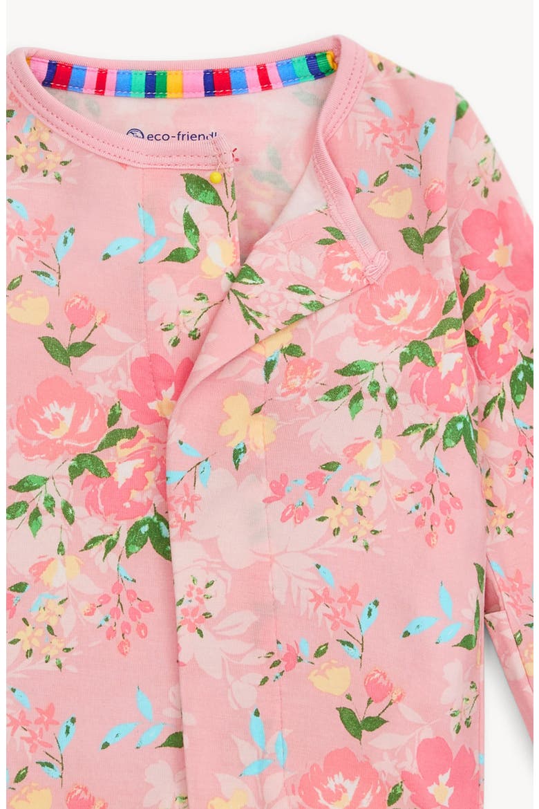 Ainslee Floral Magnetic Footie, Alternate, color, AINSL