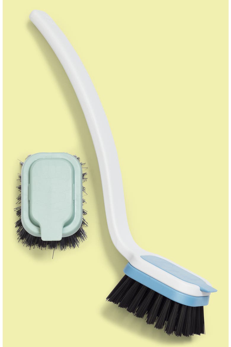 Rig-Tig Sink-Caddy Dish Brush, Main, color, BLUE/ GREEN