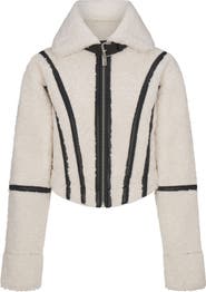 Naked Wardrobe Reversible Faux Shearling Jacket