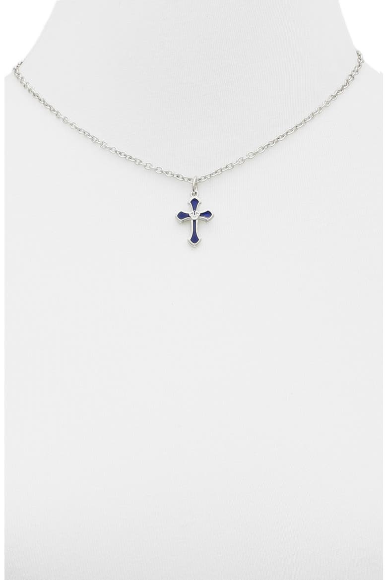 Interchangeable Charm Necklace Set, Alternate, color, SILVER TONE