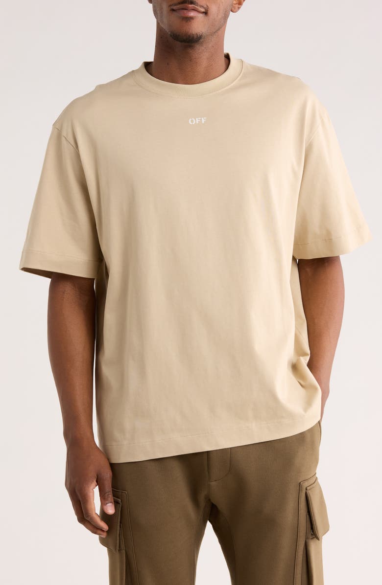 Off-White Arrow Skate Graphic T-Shirt, Alternate, color, Brown Rice-White